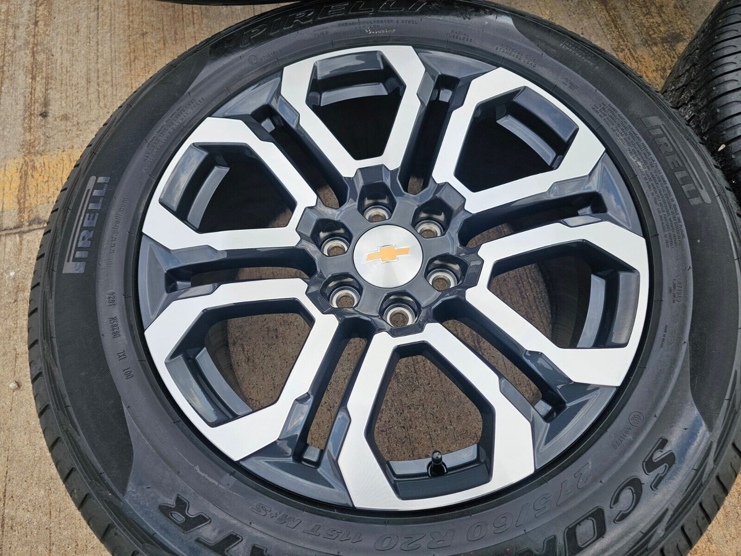 20" GMC Sierra Canyon Chevy Silverado OEM wheels rims 95780 2024 2025 NEW