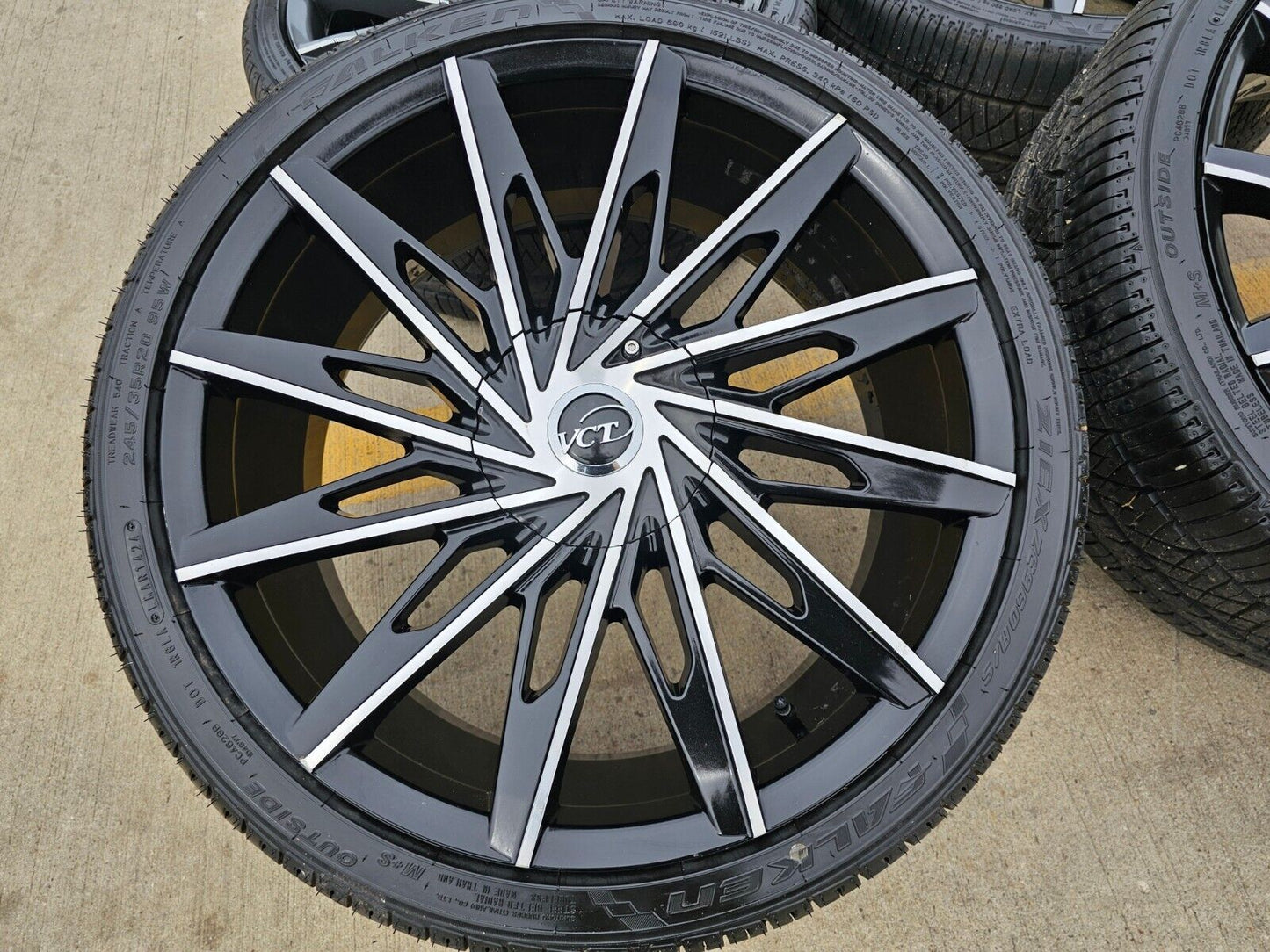 20" VCT V86 Chevy Malibu wheels rims tires Trailblazer Equinox GMC Terrain