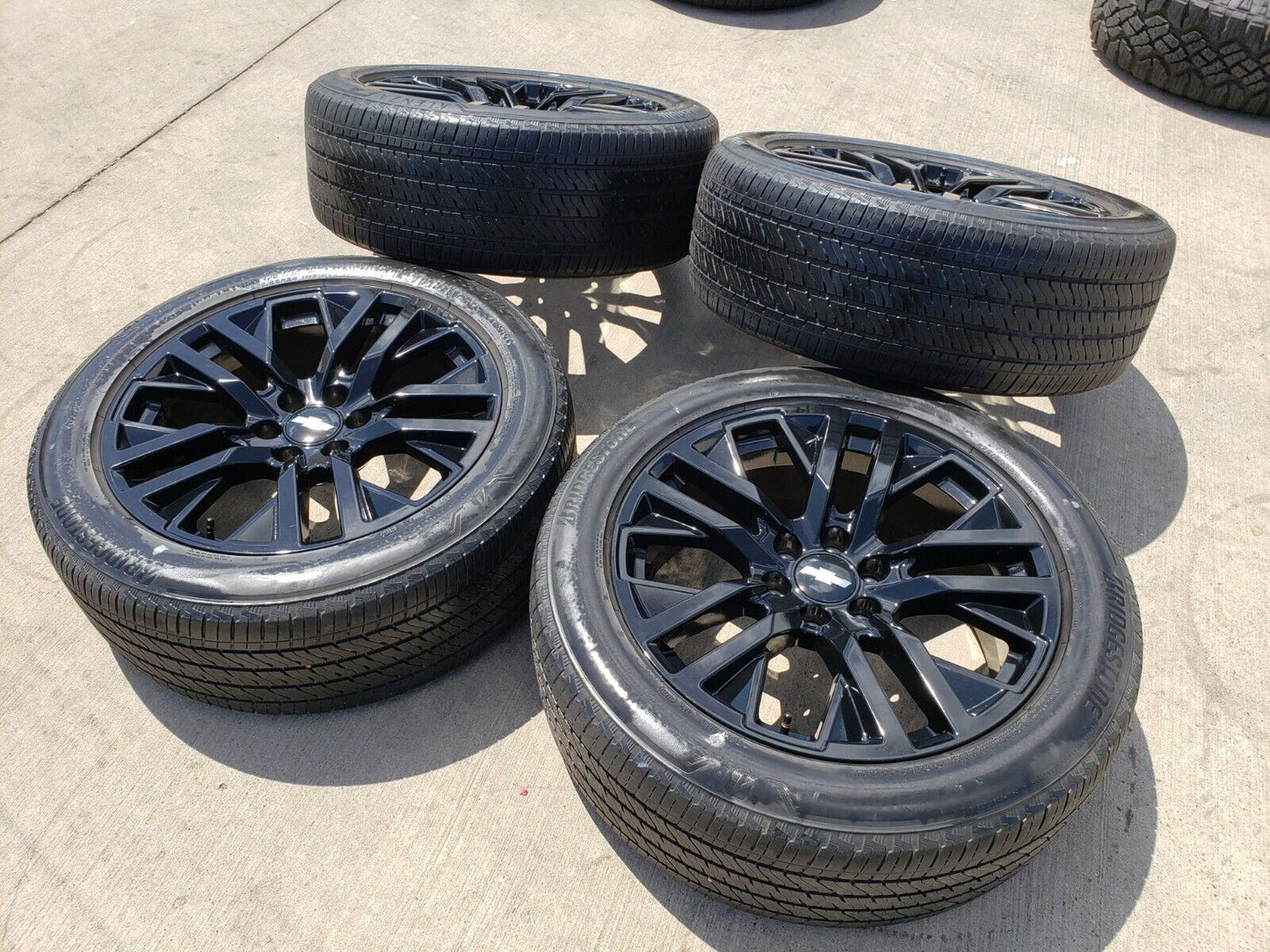 22" Chevy Silverado GMC OEM black Yukon Tahoe 5903 wheels rims 2022 2023 2024