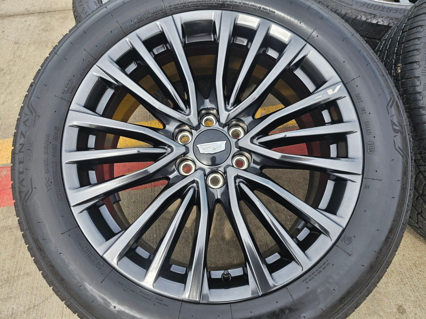 22" Cadillac Escalade V Platinum OEM 4883 wheels rims 2022 2023 2024 2025