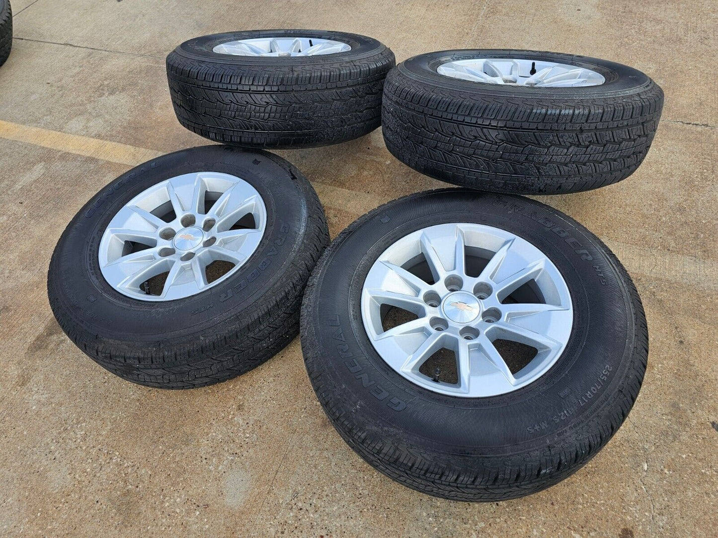 17" Chevy Silverado OEM wheels rims tires 5908 GMC Sierra Yukon
