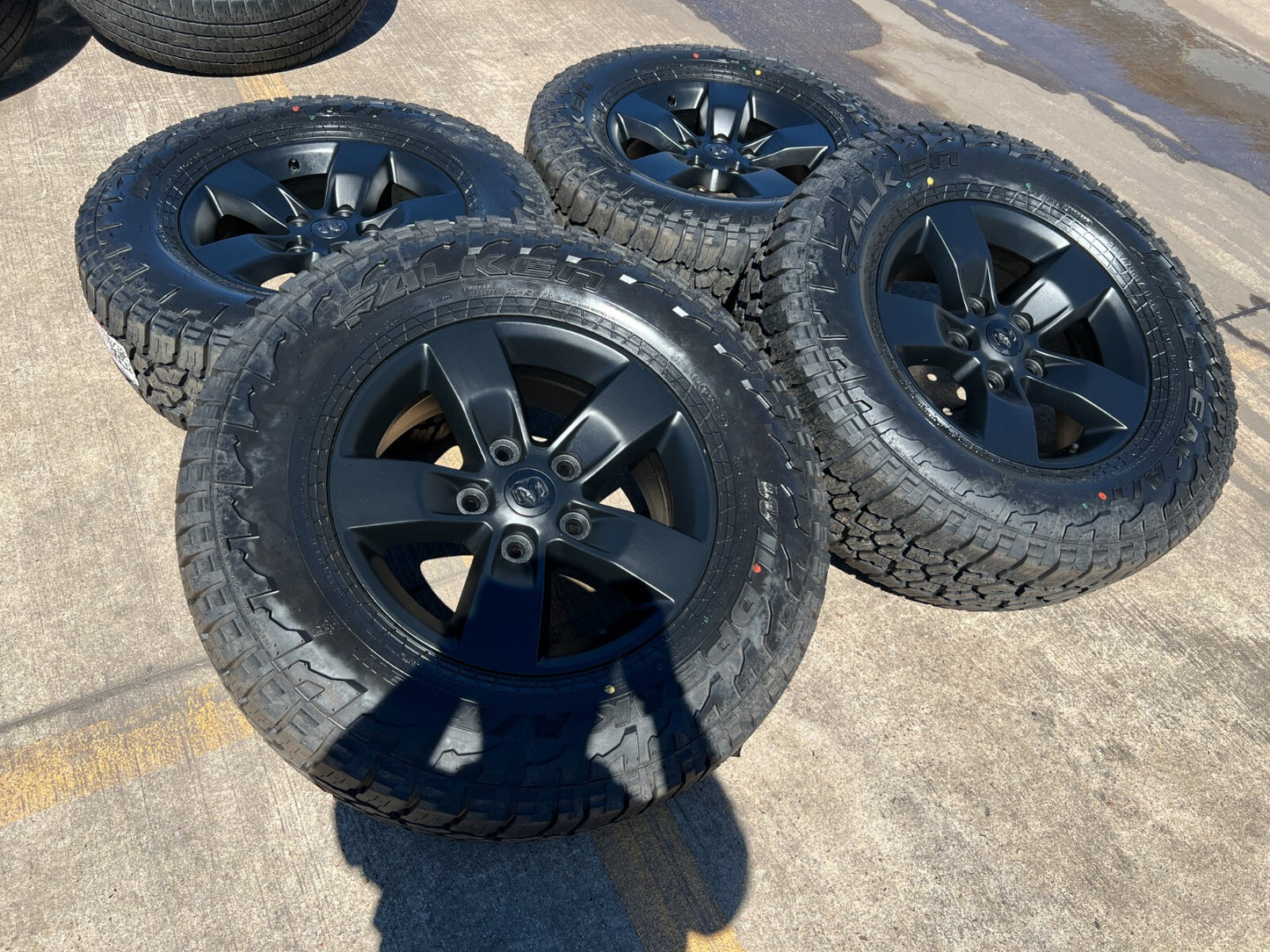 17" Dodge Ram 1500 OEM REBEL wheels rims A/T3 tires 2448 5x139 5x5.5 NEW