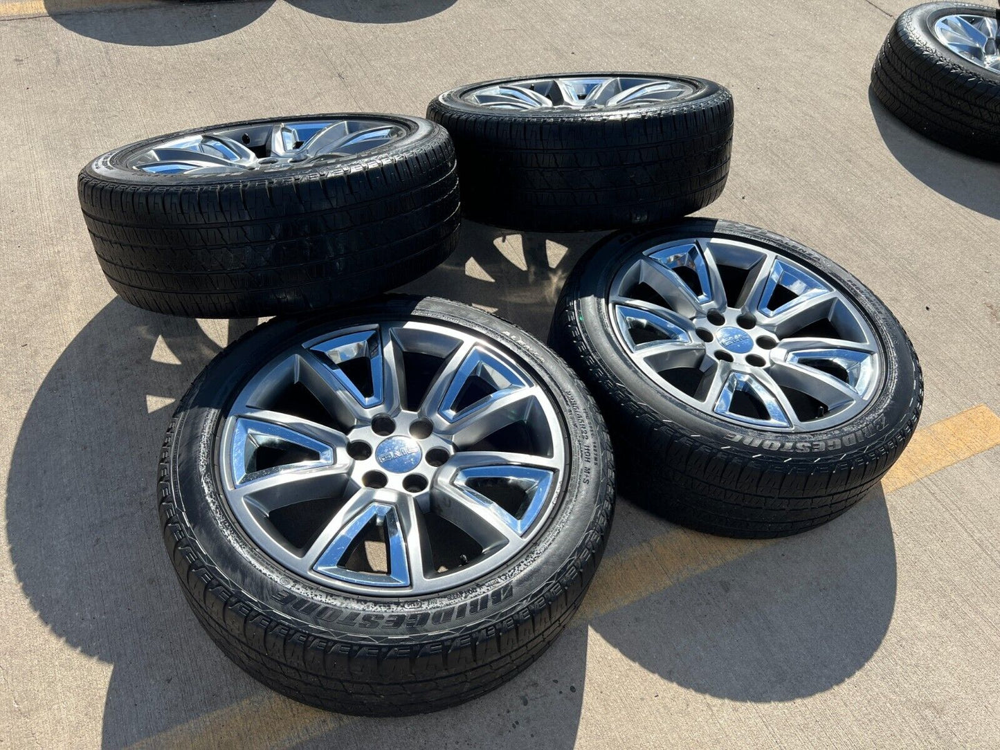 22" Chevy Tahoe Silverado Suburban chrome 5696 OEM wheels rims 2017 2018 2019