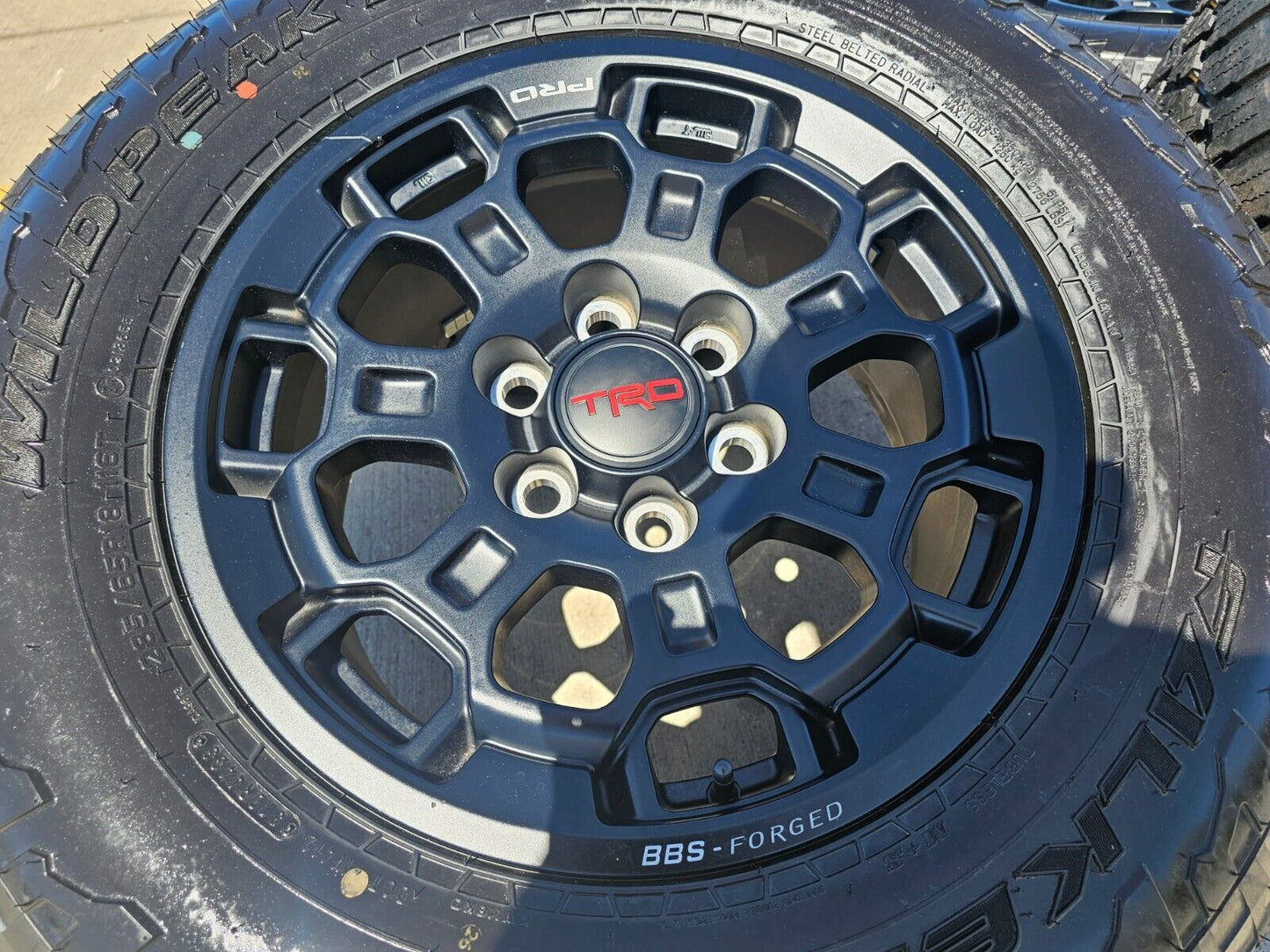 18" Toyota Tundra TRD BBS FORGED OEM black 95458 wheels rims Sequoia 2025 NEW