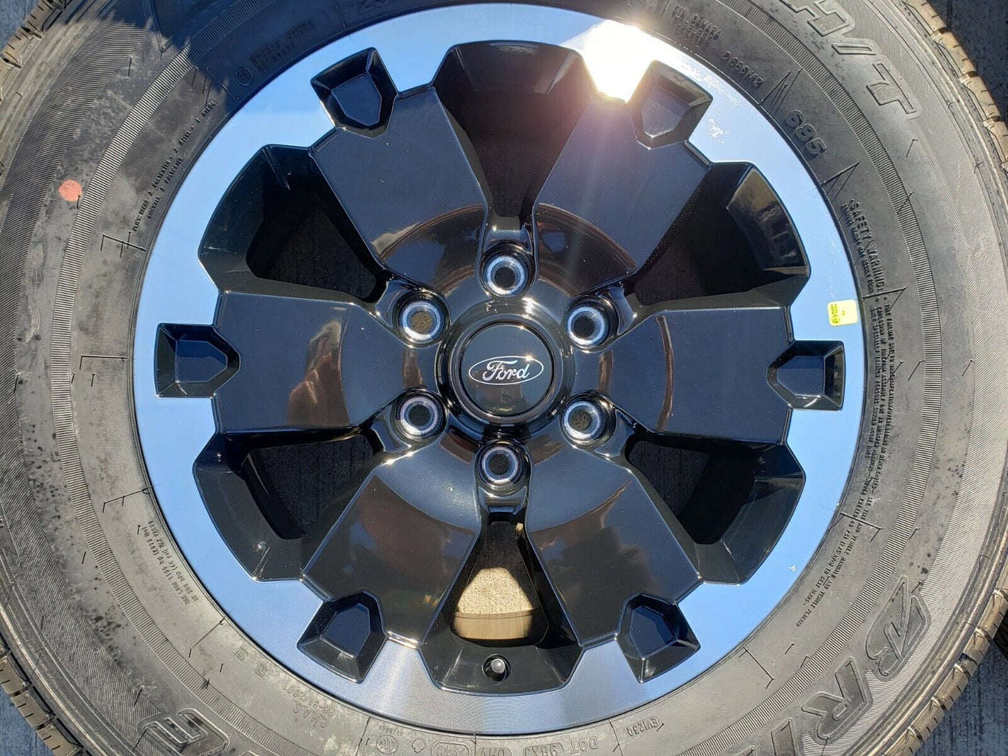 18" Ford Bronco BADLANDS OEM black wheels rims 10282 Ranger 2021 2022 2023 2024