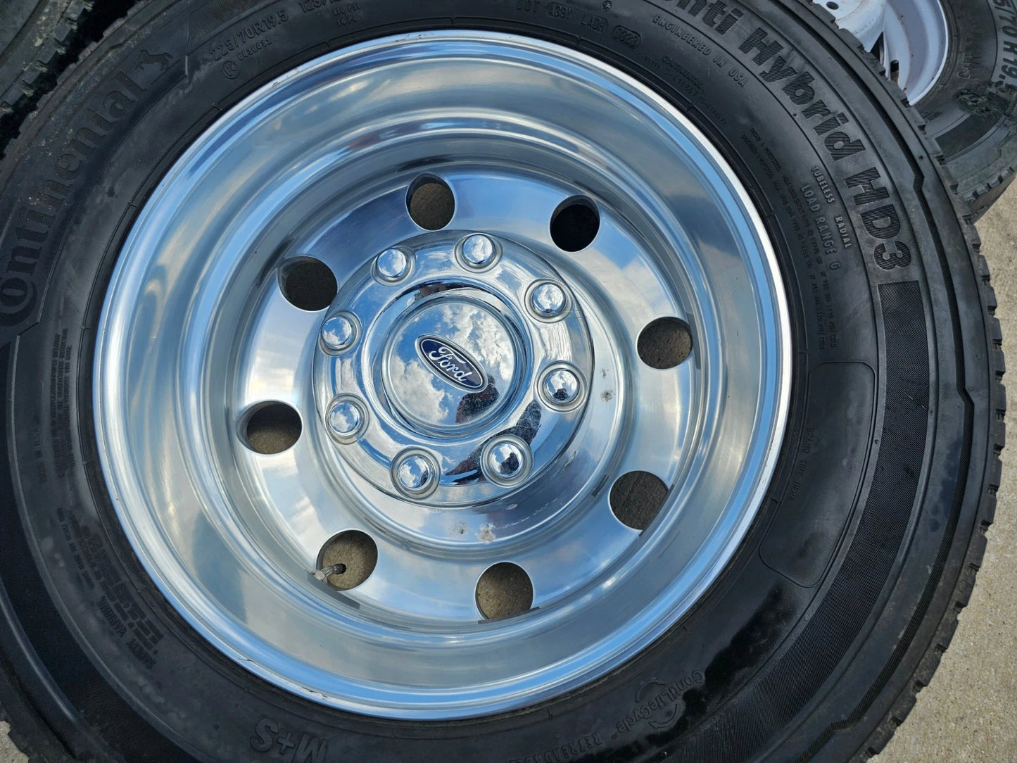 19.5" Ford F-450 Dually F-550 rims wheels RAM 4500 OEM 10x225 2023 2024 2025