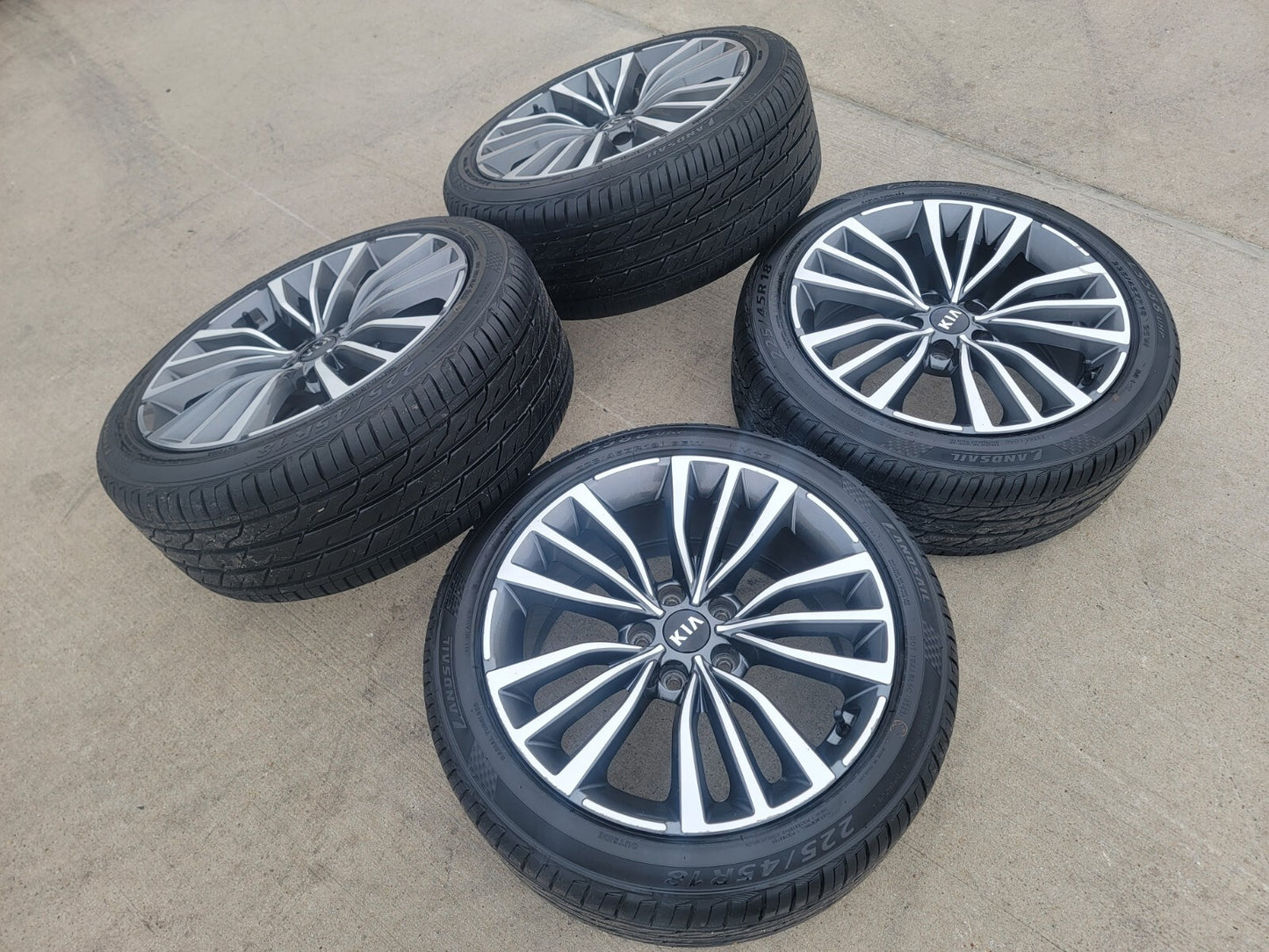 18" Kia Stinger Optima K5 Forte OEM 74773 wheels rims tires