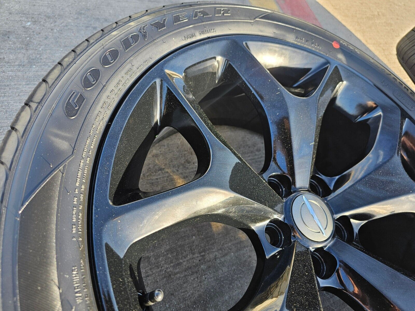 20" Dodge Charger Challenger Chrysler 300 OEM black wheels rims 2523 tires NEW