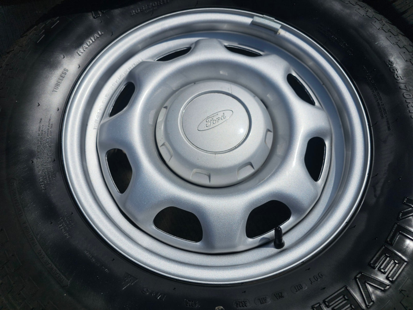 17" Ford F-150 OEM rims wheels 3857 tires steel 2020 2021 2022 2023 2024 2025