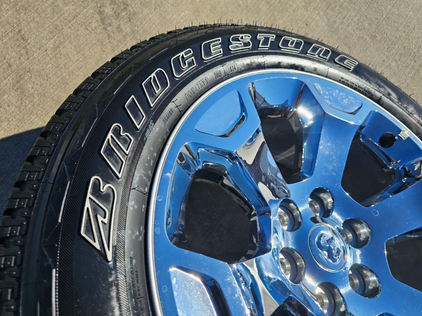 20" Dodge Ram 1500 OEM Laramie CHROME 2680 wheels rims tires 2021 2022 2023 2024