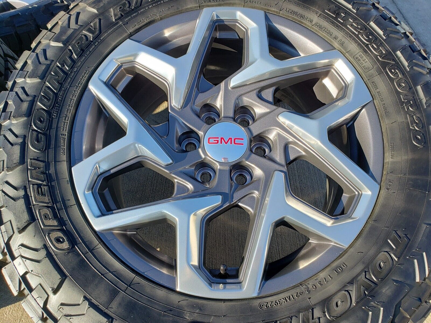 20" GMC Sierra Yukon AT4 Tahoe Silverado OEM 95369 wheels rims TOYO 34"