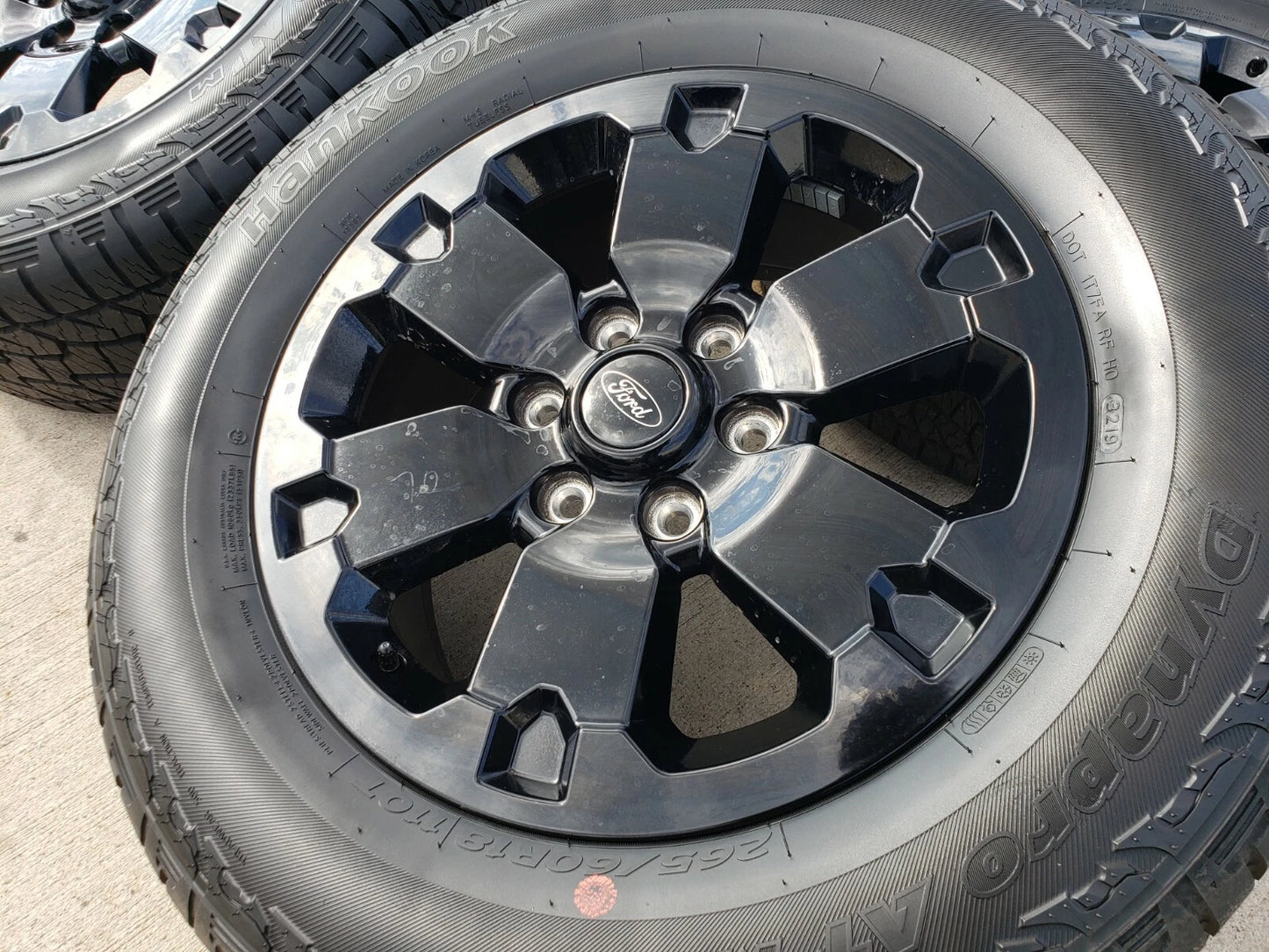 18" Ford Ranger TREMOR Bronco OEM black wheels rims 10282 tires NEW