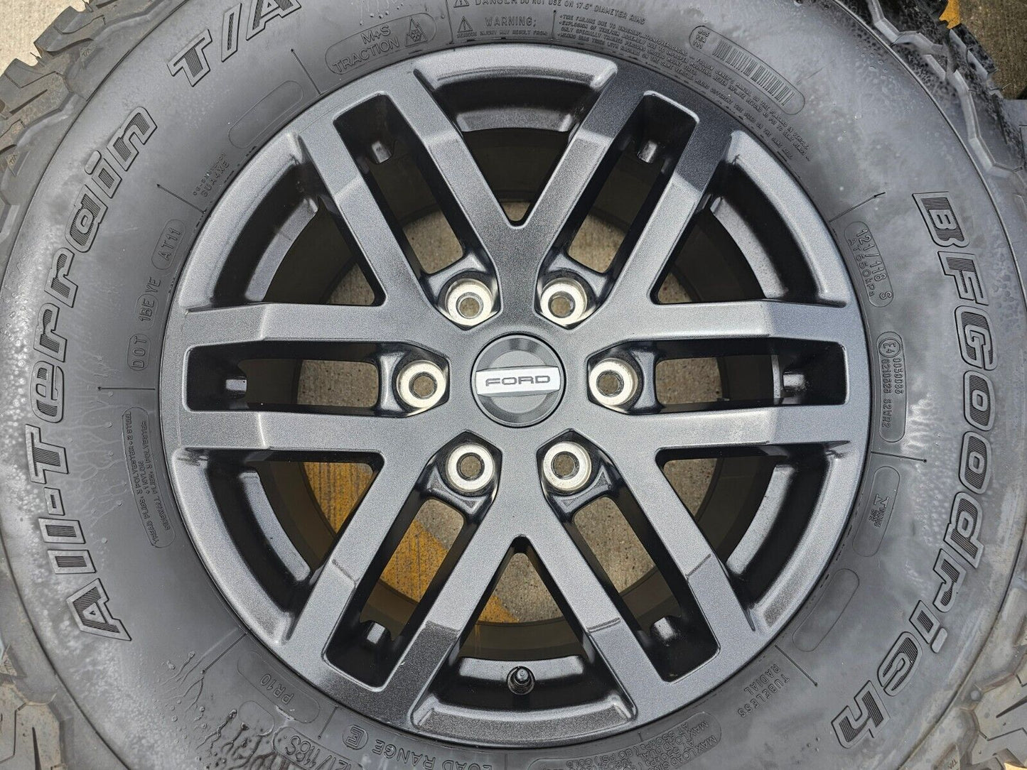 17" Ford Ranger Tremor OEM rims wheels 10431 tires 2022 2023 2024 2025 NEW BFG