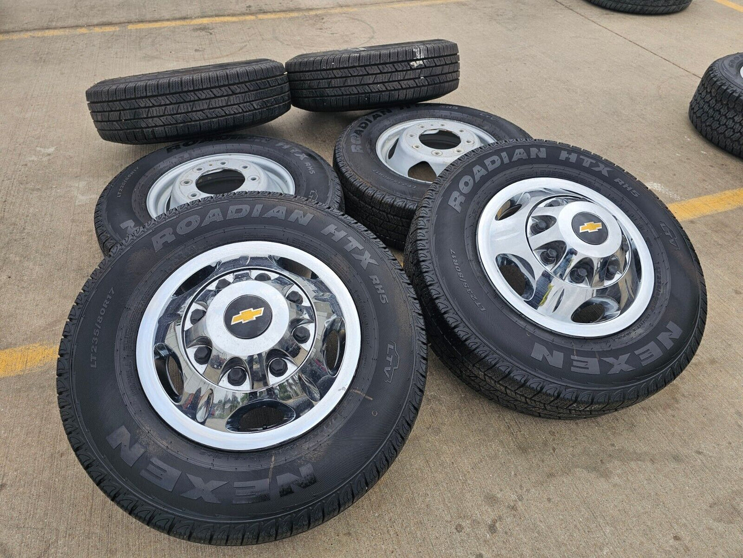 17" Chevy Silverado GMC Sierra 3500 Dually simulator rims wheels OEM 8094 NEW