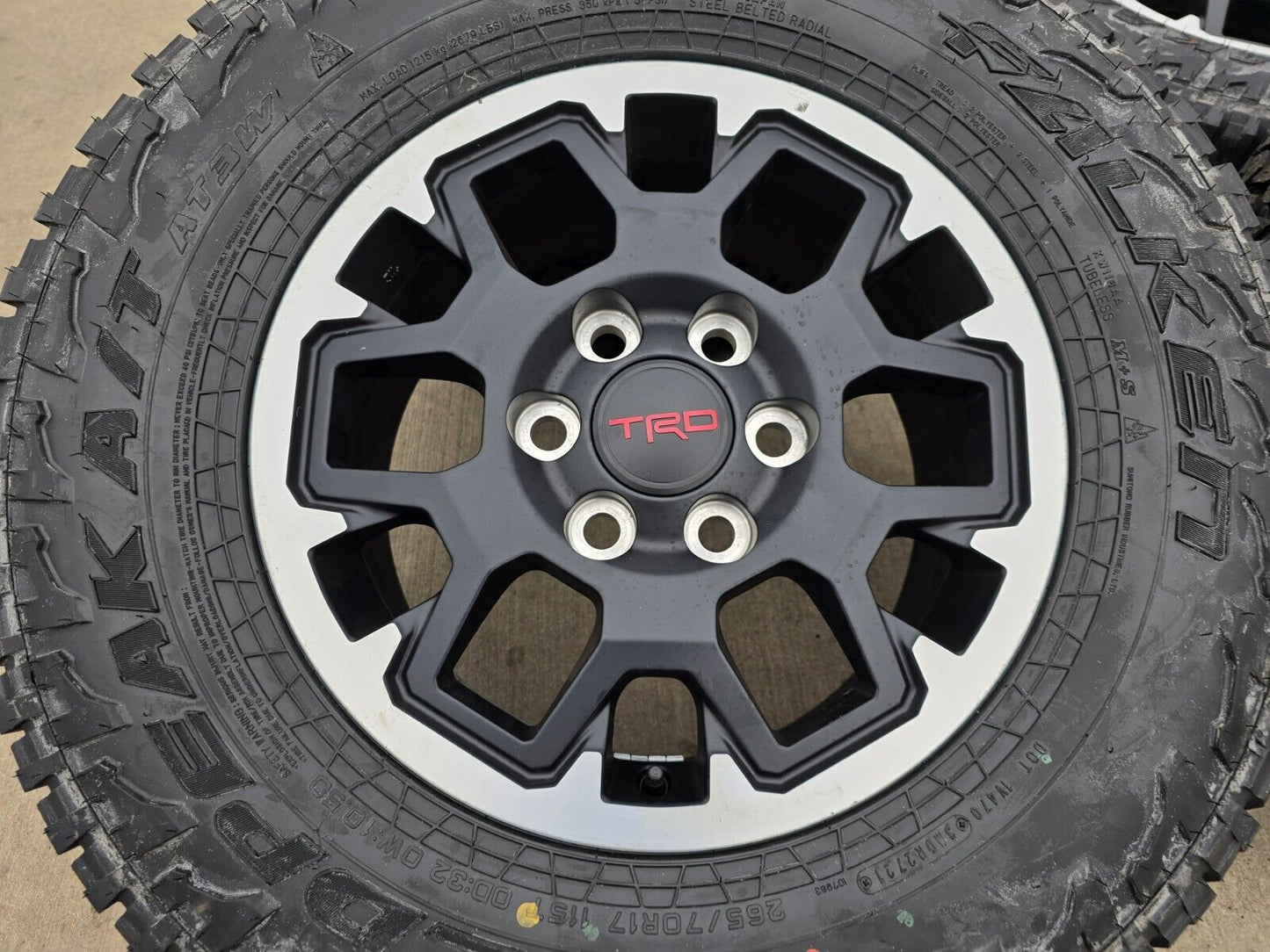 17" Toyota Tacoma 4Runner TRD OEM 42611 95893 10638 wheels rims 2025 A/T3 NEW