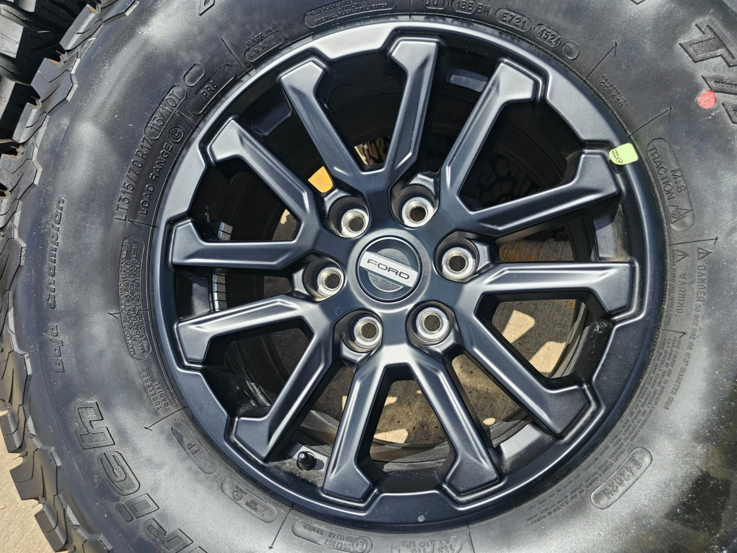 17" Ford F-150 Raptor OEM rims wheels Bronco 2023 2024 2025 2026 NEW