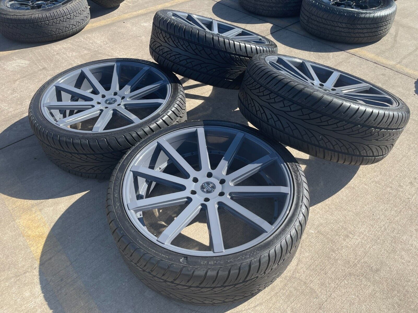 26x10 VERSANTE VE232 Chevy Silverado RAM Wagoneer wheels rims tires 6x139 6x5.5
