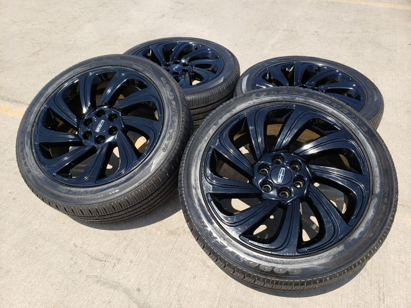 22" Lincoln Navigator OEM rims wheels Black Label tires 2024 2025 10497