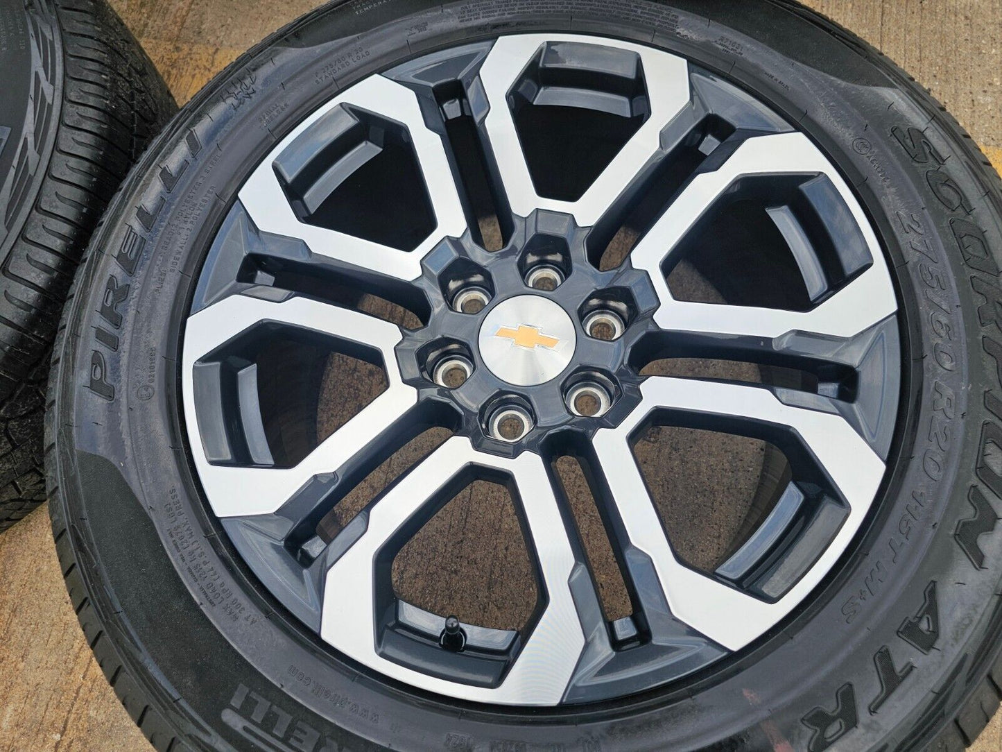 20" GMC Sierra Canyon Chevy Silverado OEM wheels rims 95780 2024 2025 NEW