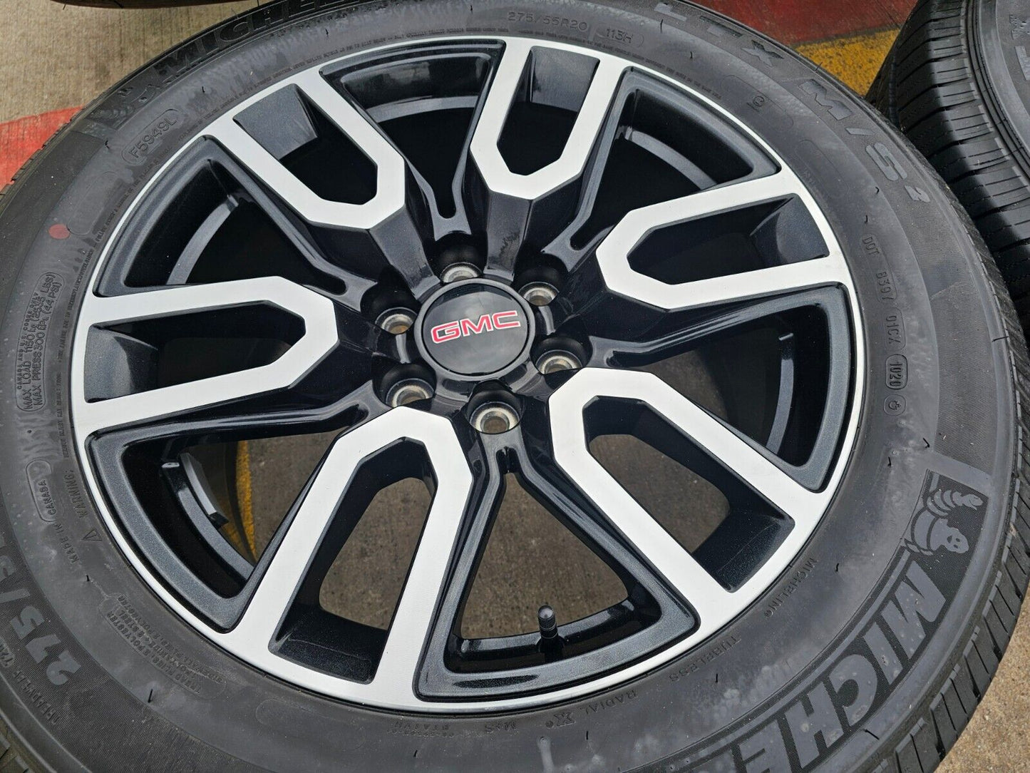 20" GMC Sierra Yukon Chevy OEM black 5914 5918 wheels rims 2023 2024 2025
