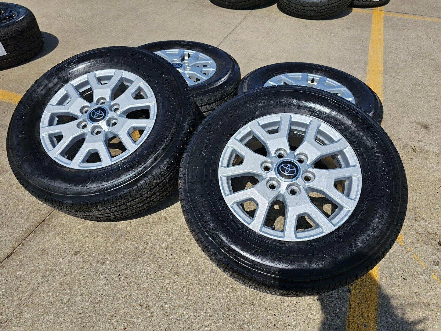 17" Toyota Tacoma 4Runner TRD OEM wheels rims tires 2024 2025