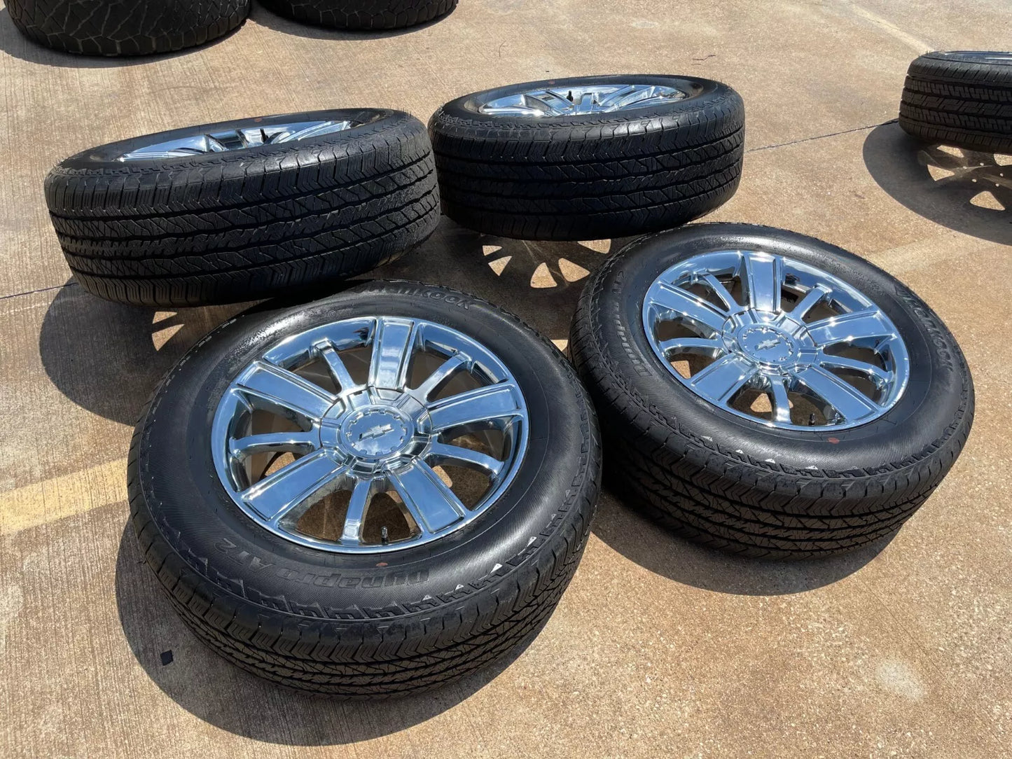20" Chevy Silverado Tahoe OEM wheels rims 5653 CHROME tires