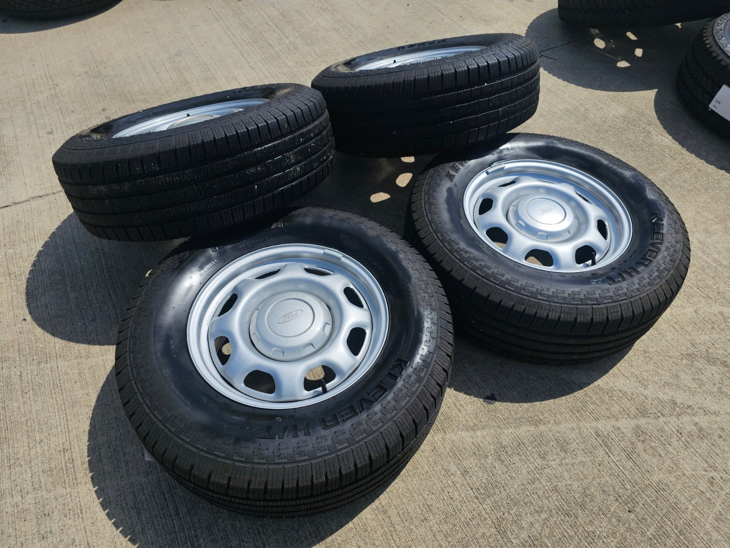 17" Ford F-150 OEM rims wheels 3857 tires steel 2020 2021 2022 2023 2024 2025