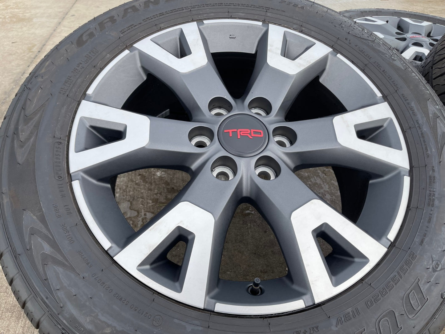 20" Toyota 4Runner TRD OEM gray wheels rims Tundra Sequoia 2025 2026 NEW