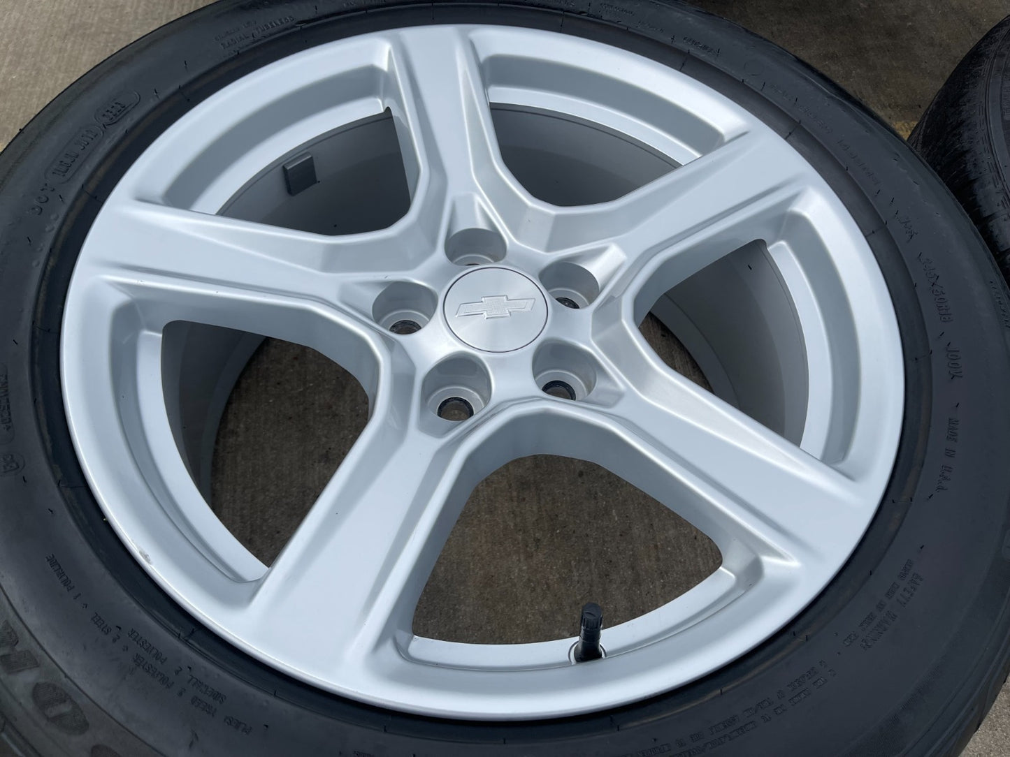 18" Chevy Camaro OEM wheels rims tires 5758 22998072 Silver 2016 2017 2018 2019