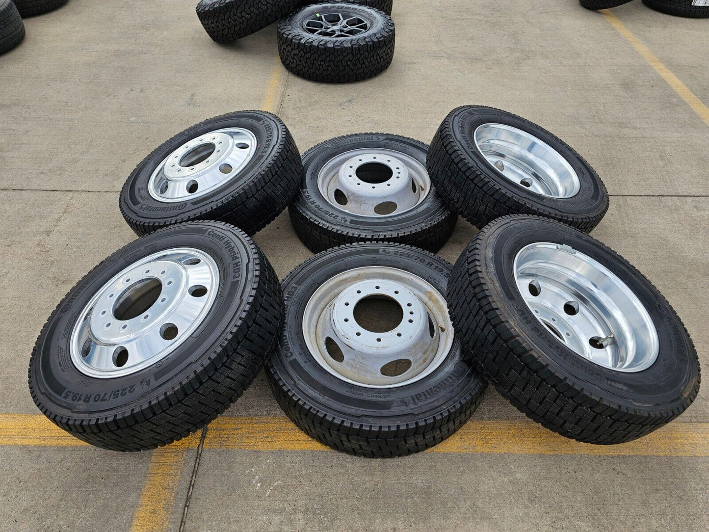 19.5" Ford F-450 Dually F-550 rims wheels RAM 4500 OEM 10x225 2022 2023 2024 NEW