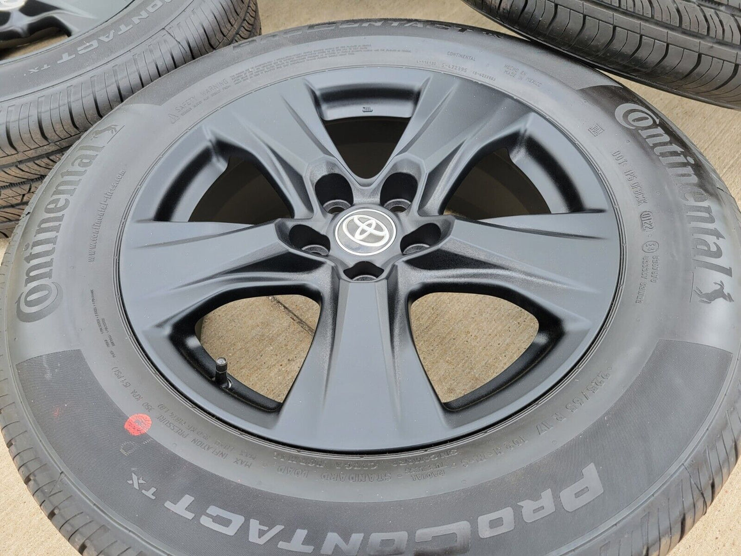 17" Toyota RAV4 OEM wheels rims black 75240 Sienna CH-R tires NEW