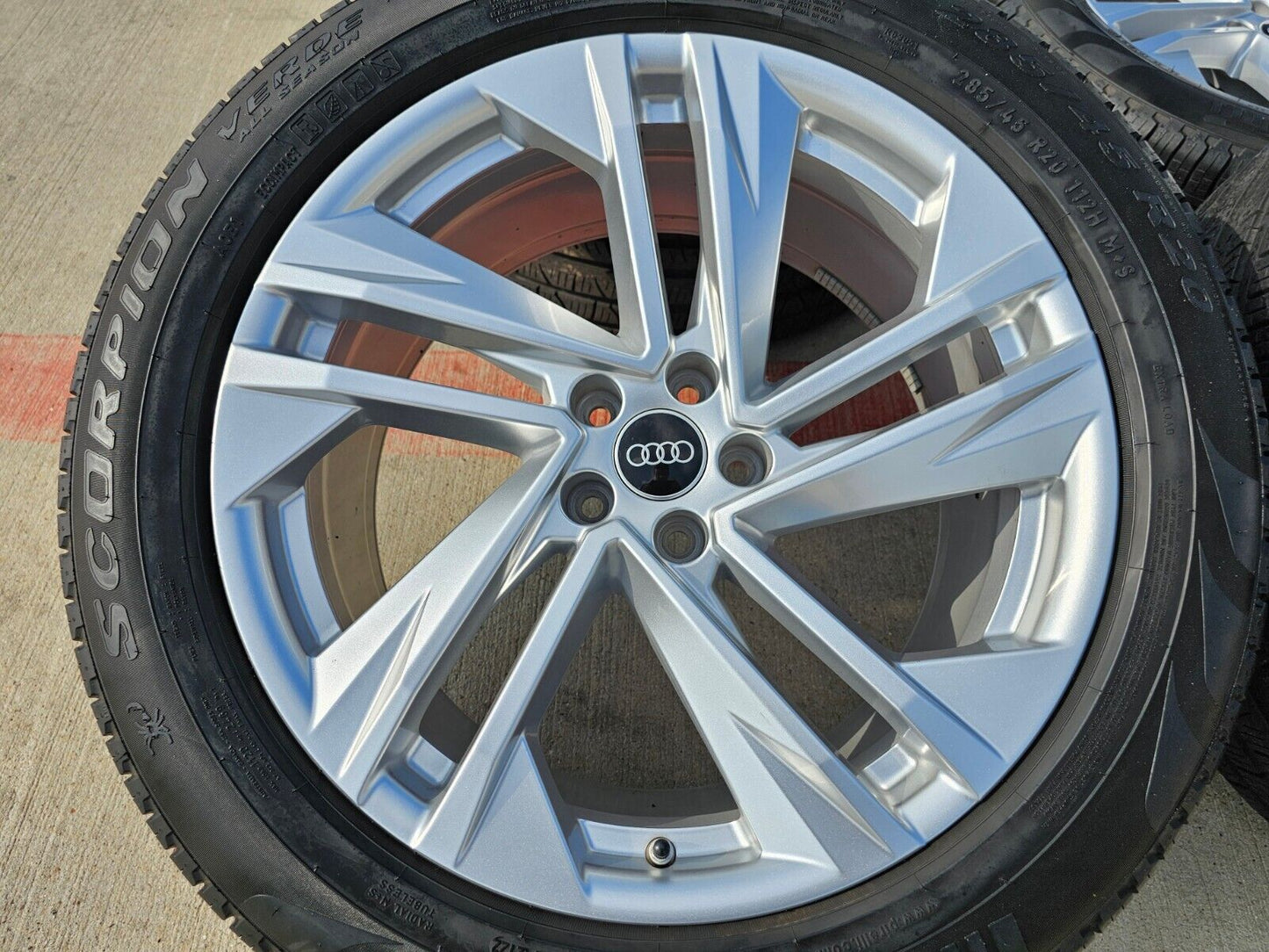20" Audi Q7 OEM wheels rims Q8 RS S VW Atlas 12053 tires 2021 2022 2023 2024