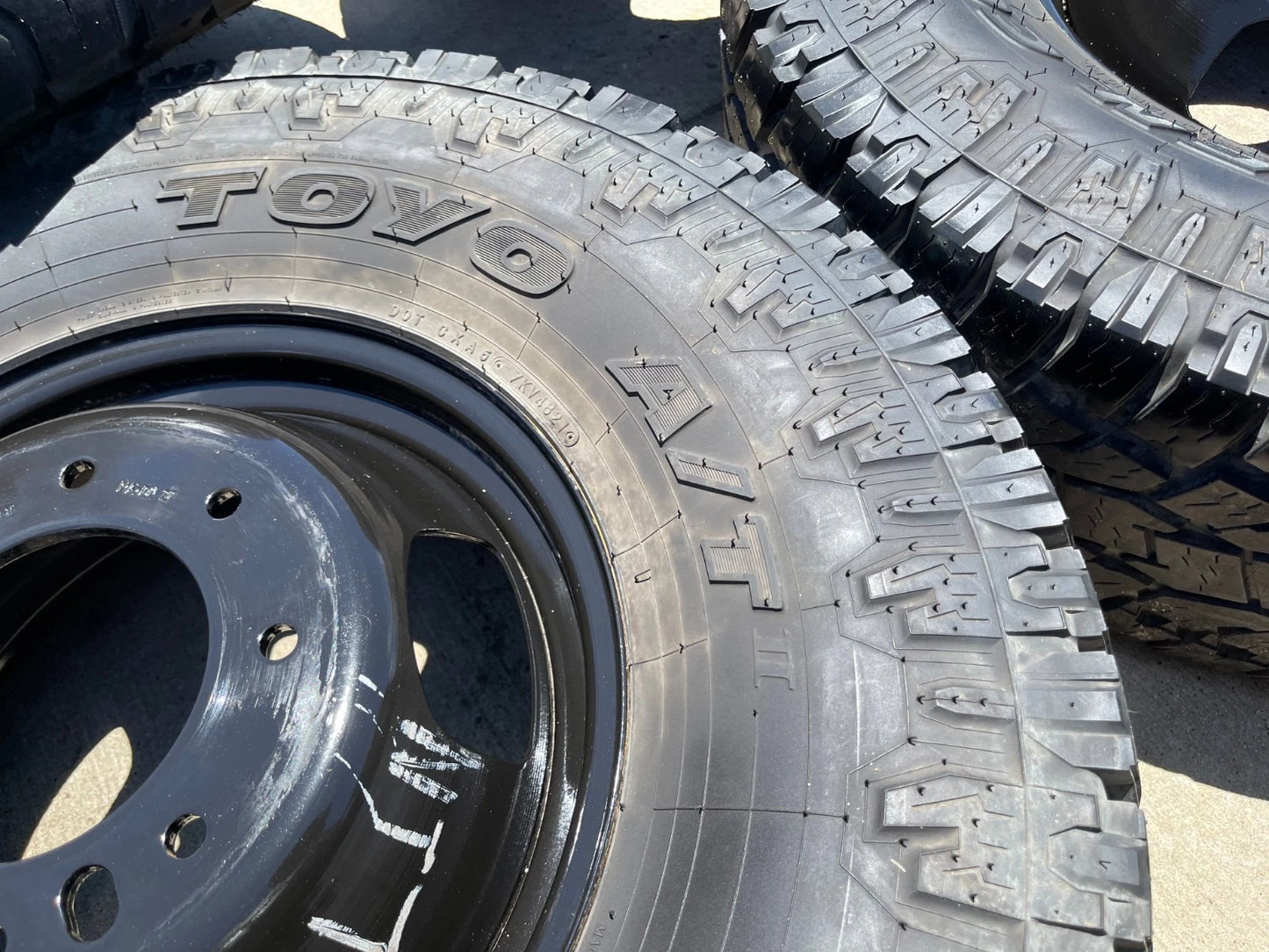 17" Dodge Ram 3500 Dually Laramie 8x200 wheels rims 2703 2704 OEM tires 35"