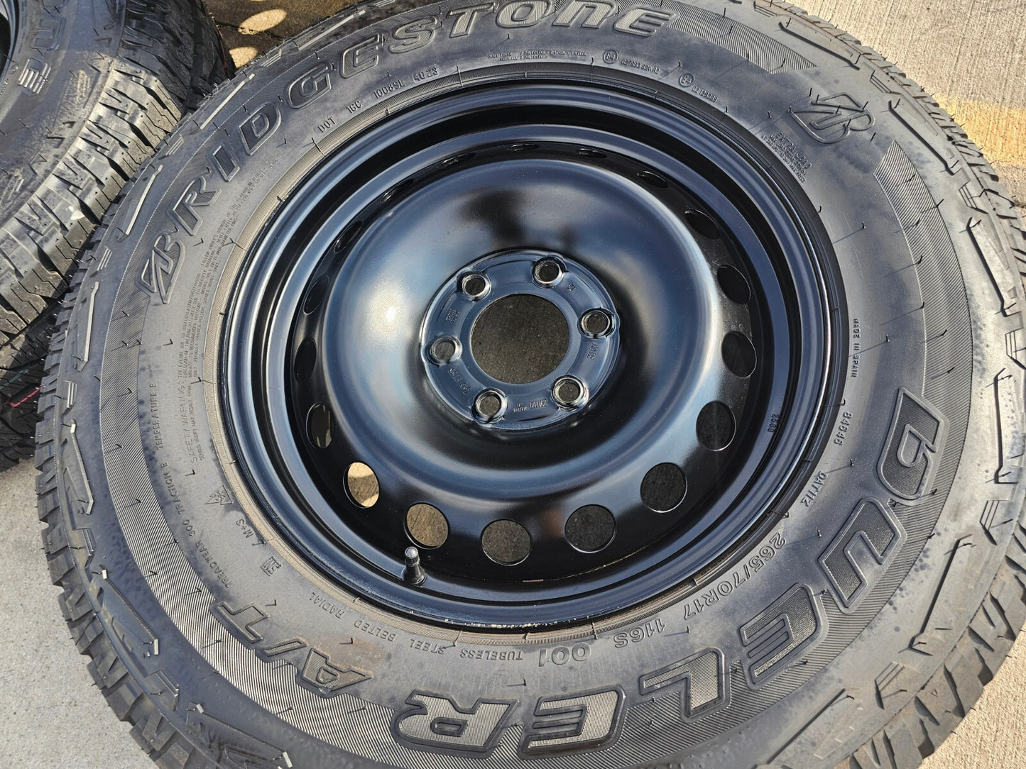 (4) 17" INEOS Grenadier OEM steel wheels rims tires 2023 2024 2025 2026 NEW