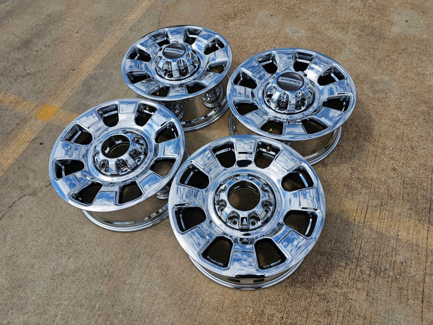 20" Ford F-250 F-350 OEM Lariat 10295 25085 10552 wheels rims 2024 2025 2026