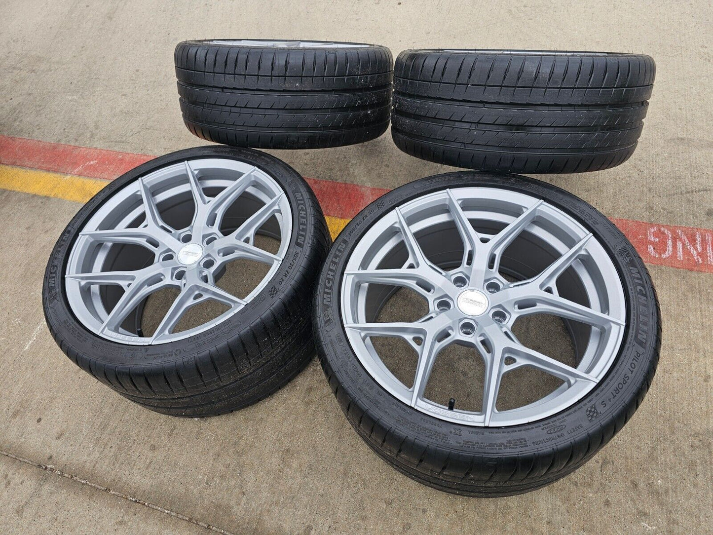 19" + 20" VOSSEN HF-5 Chevy Corvette C8 OEM wheels rims tires NEW