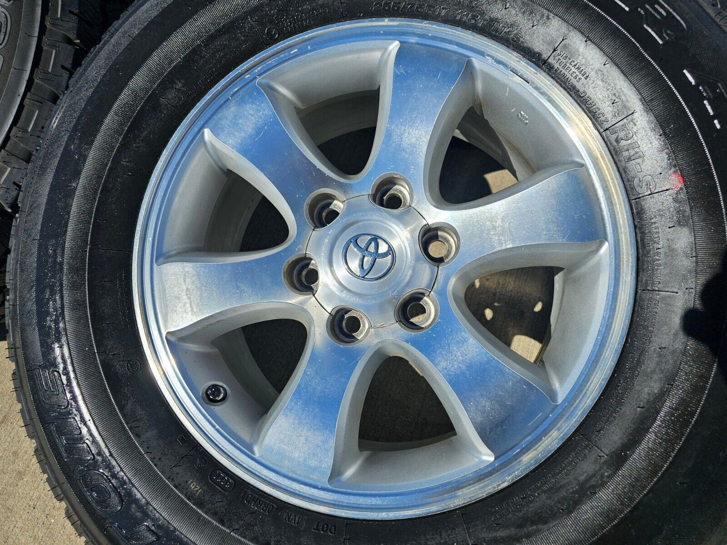 17" Toyota 4Runner Tacoma OEM wheels rims 69430 FJ tires
