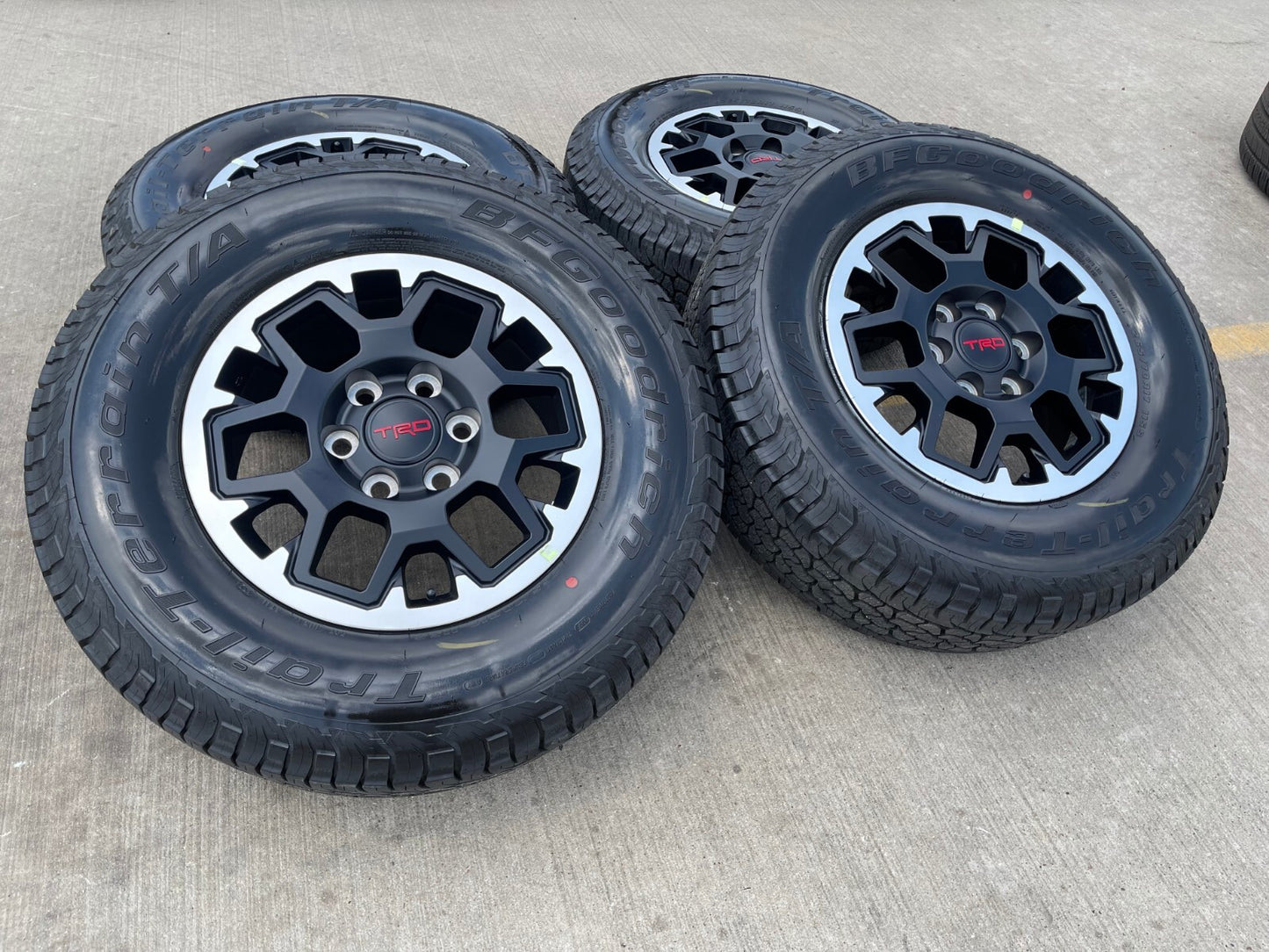 17" Toyota Tacoma 4Runner TRD OEM 42611 95893 10638 wheels rims 2025 BFG NEW