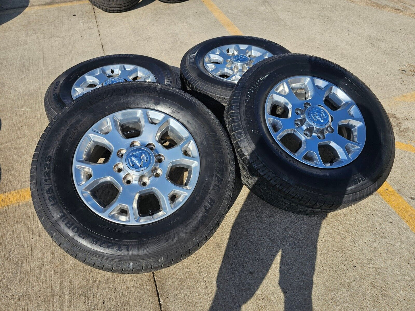 18" Ram 2500 3500 Laramie Power Wagon OEM wheels rims 2693 tires