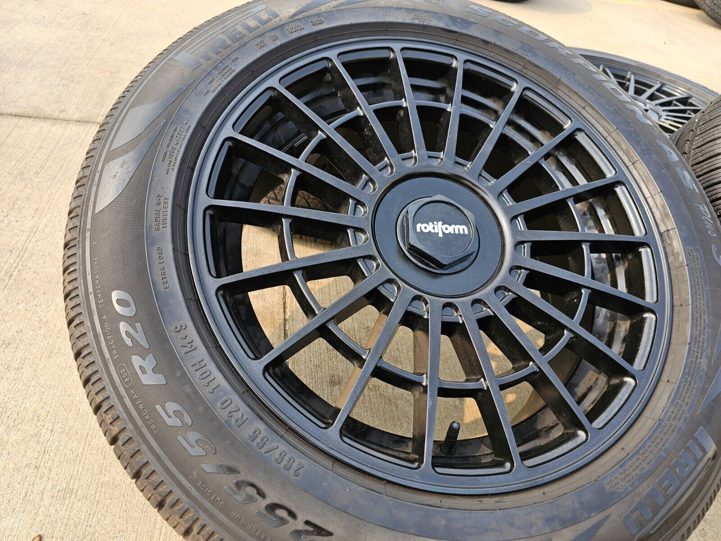 20x8.5 Rotiform LAS-R wheels rims tires 5x114 5x4.5 Camry Sienna Rav4 Charger