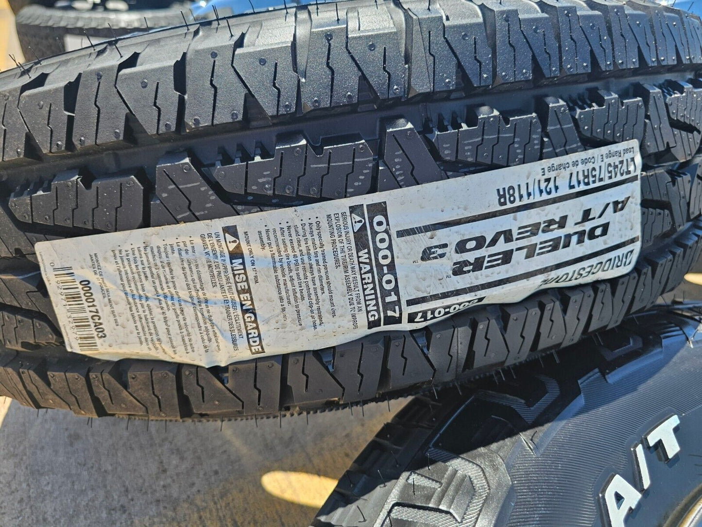 17" Ford F-350 Dually OEM 14077 14078 rims wheels 2024 2025 BRIDGESTONE A/T NEW