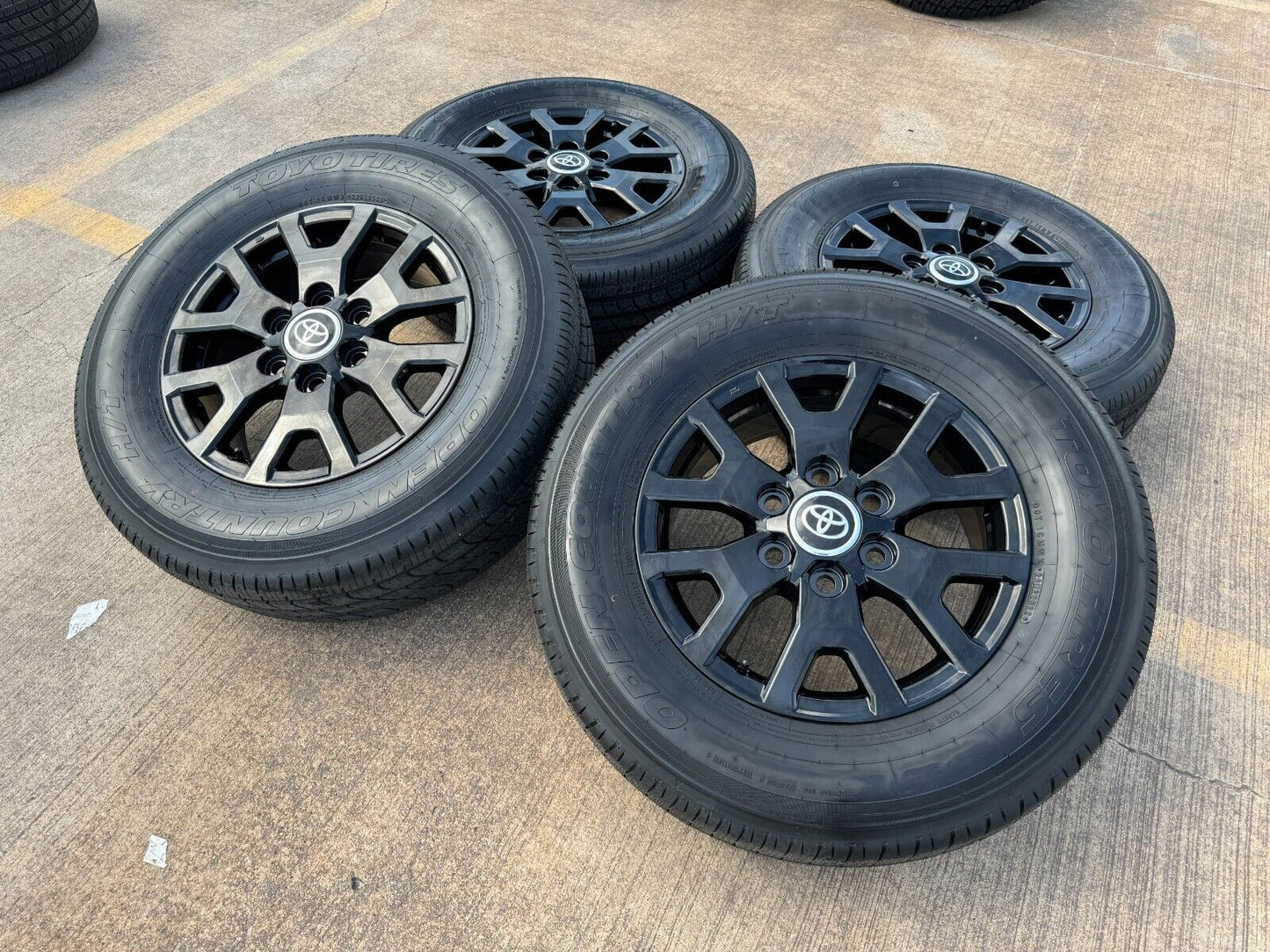 17" Toyota Tacoma 4Runner TRD Black OEM wheels rims tires 2024 2025 NEW