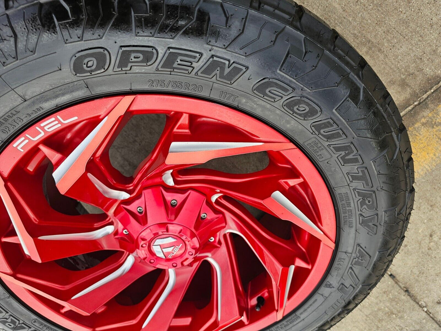 20x9 Fuel D754 REACTION Chevy Silverado Ford F-150 RAM wheels rims 6x139 6x135
