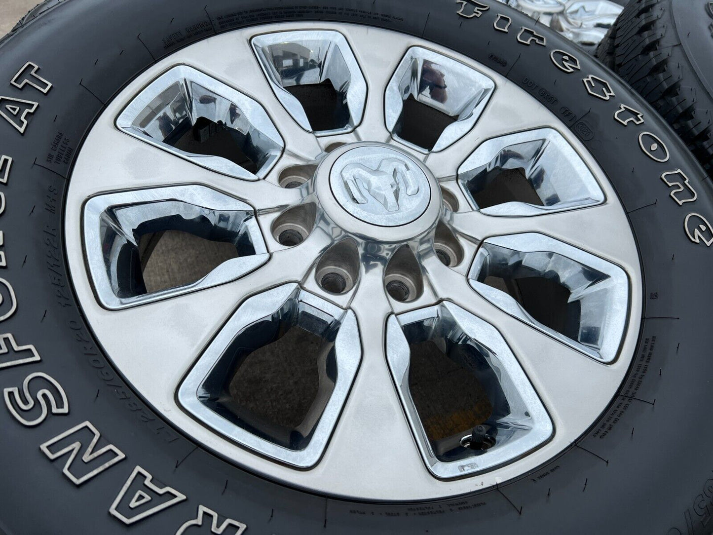 20" Dodge Ram 2500 3500 wheels rims tires 2696 OEM chrome 2023 2024 2025 NEW