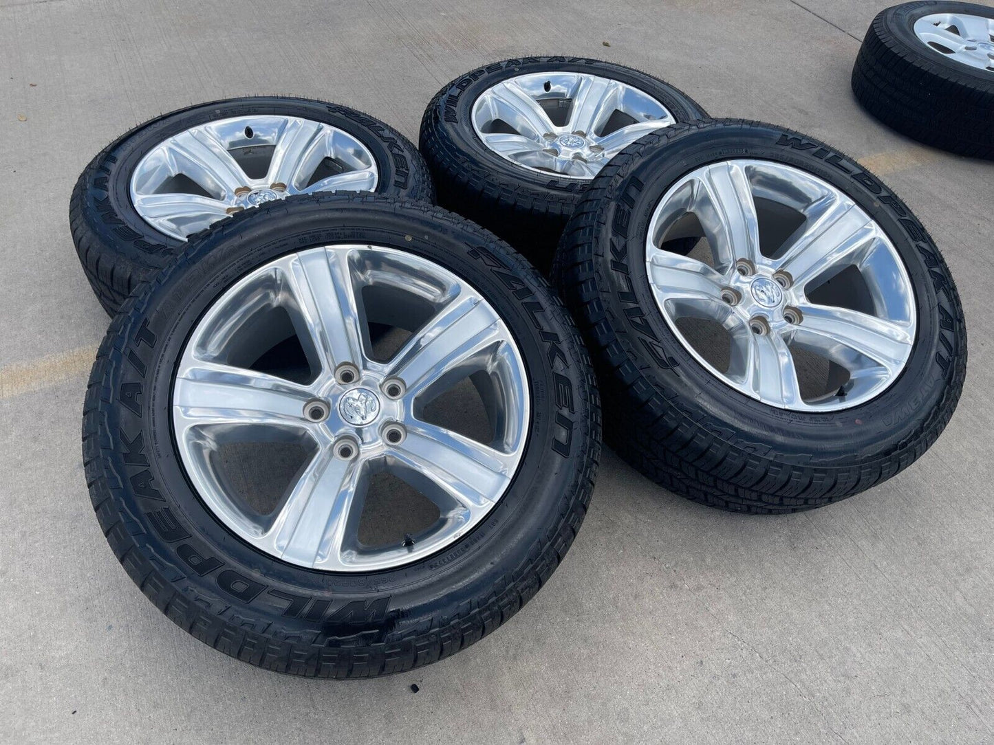 20" Dodge Ram 1500 OEM wheels rims 5x5.5 2453 tires 2018 2019 2020 2021