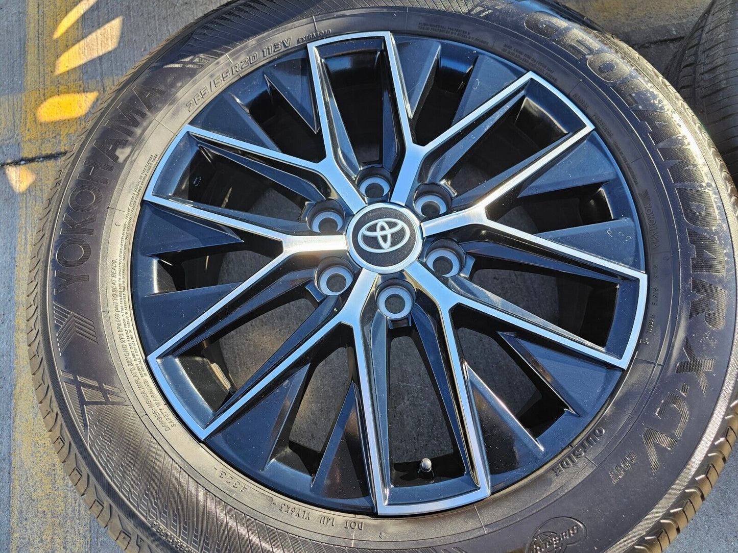 20" Toyota Land Cruiser Tundra OEM wheels rims 10545 Lexus GX550 LX600 2025
