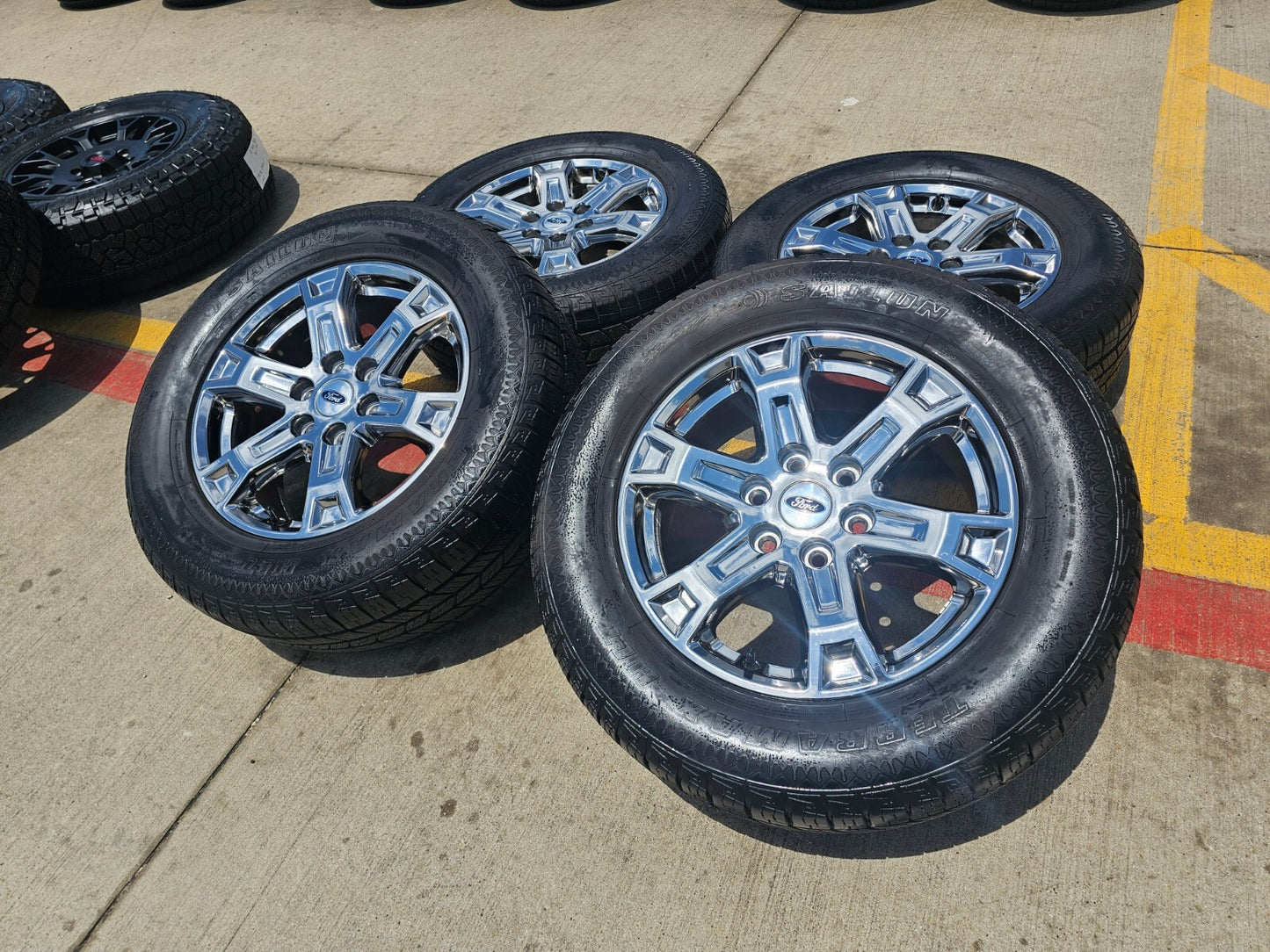 18" Ford F-150 Expedition OEM chrome rims wheels tires 2023 2024 2025
