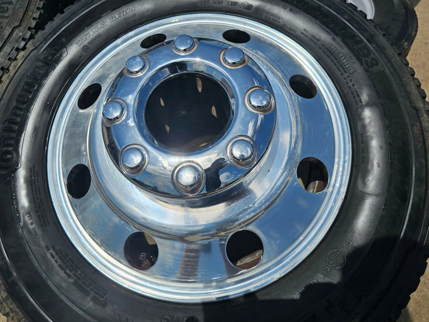19.5" Ford F-450 Dually F-550 rims wheels RAM 4500 OEM 10x225 2023 2024 2025
