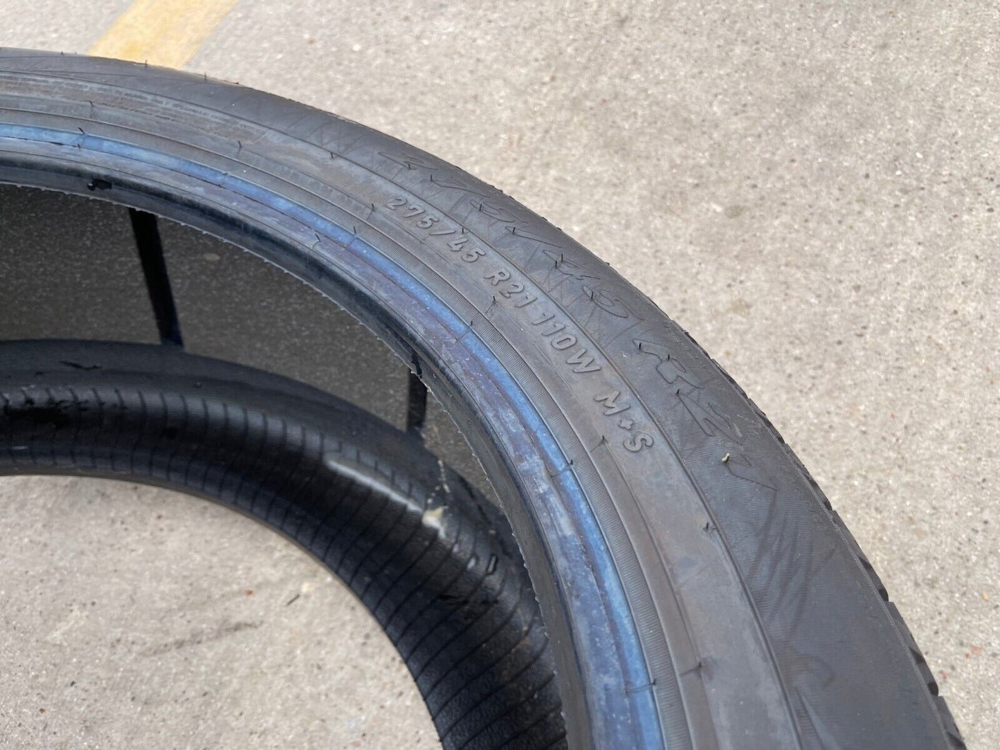 (1) 275/45/21 Pirelli Scorpion Verde A/S tire 110W 275/45r21 M+S LR PNCS