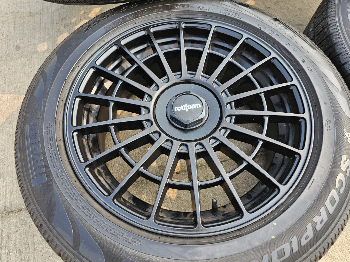 20x8.5 Rotiform LAS-R wheels rims tires 5x114 5x4.5 Camry Sienna Rav4 Charger